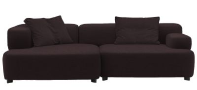 Alphabet 3-Seater Sofa Armrest left Fritz Hansen